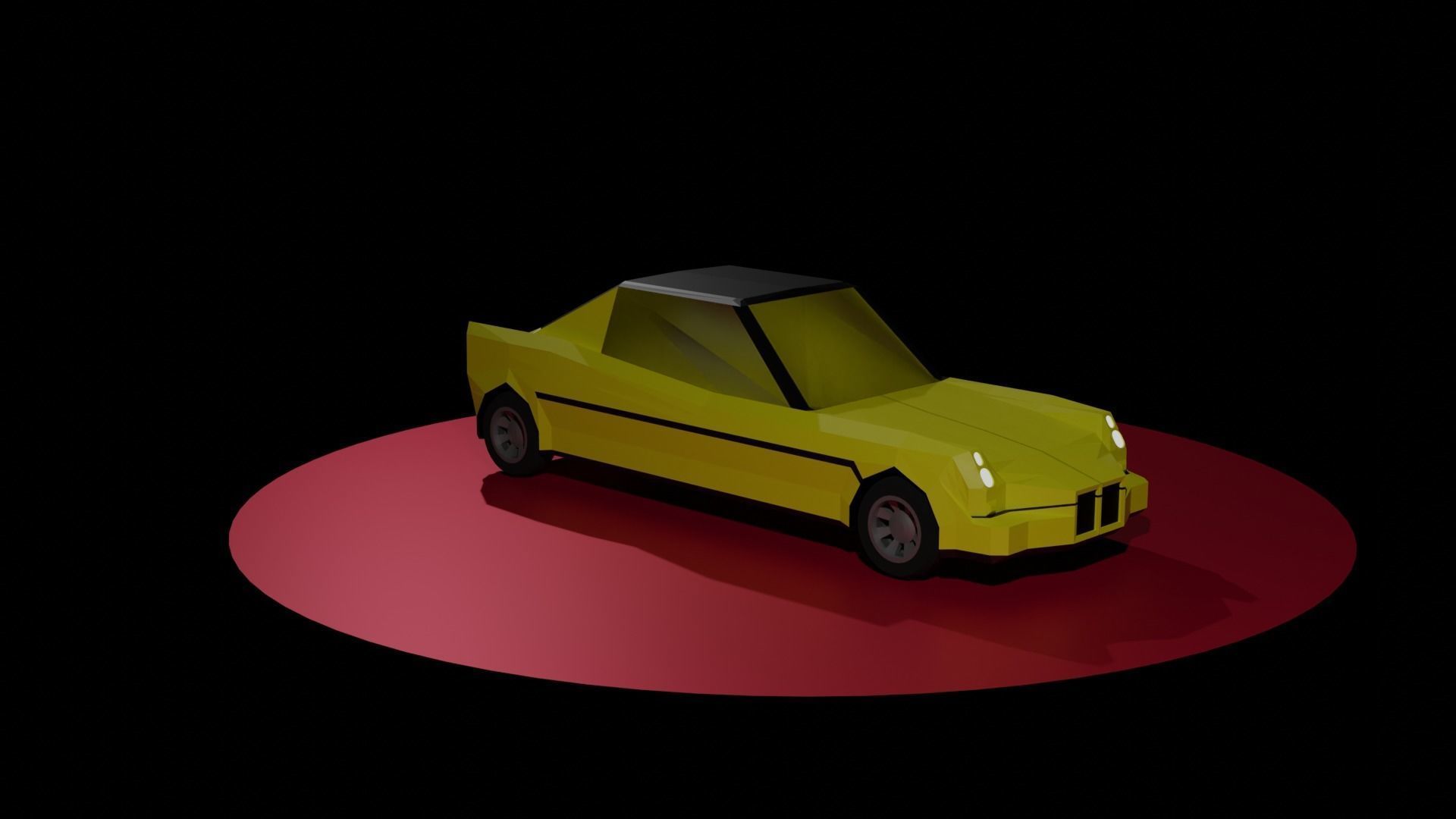 Low Poly Car Pack  Low-poly 3D model_12