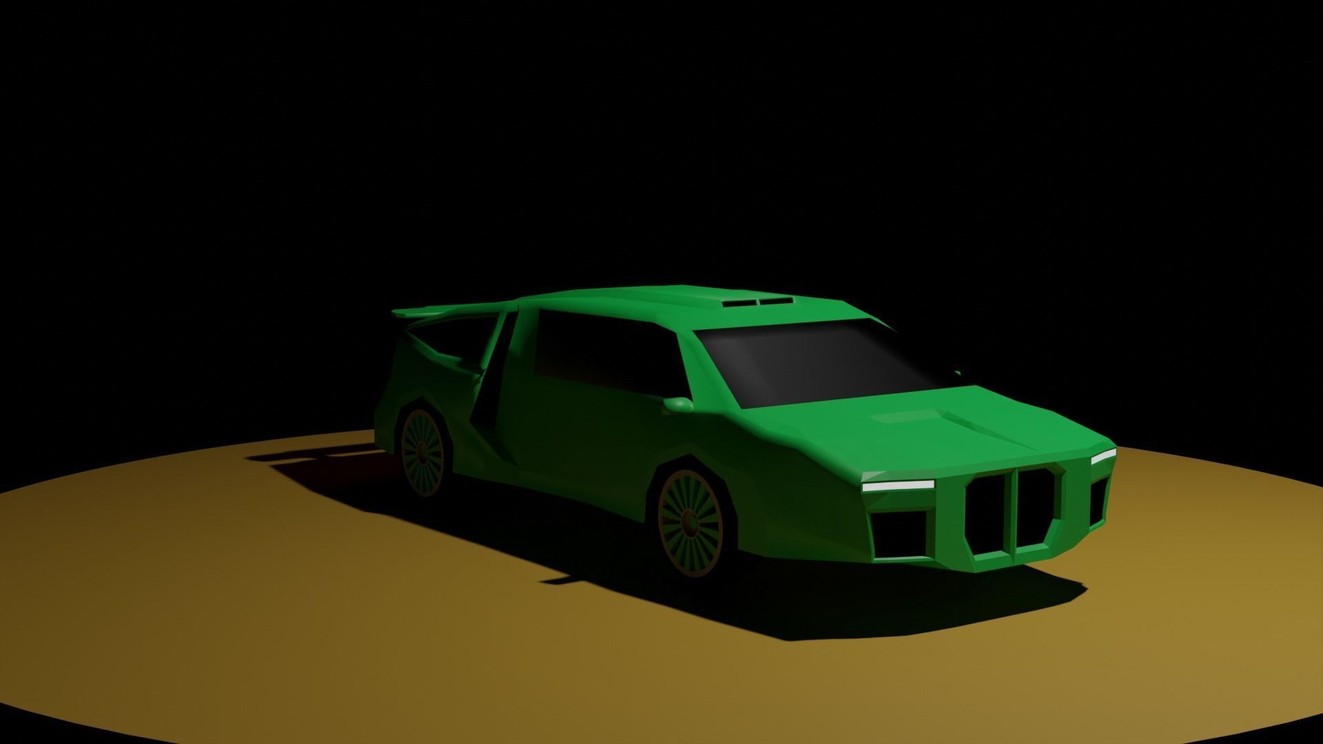 Low Poly Car Pack  Low-poly 3D model_9