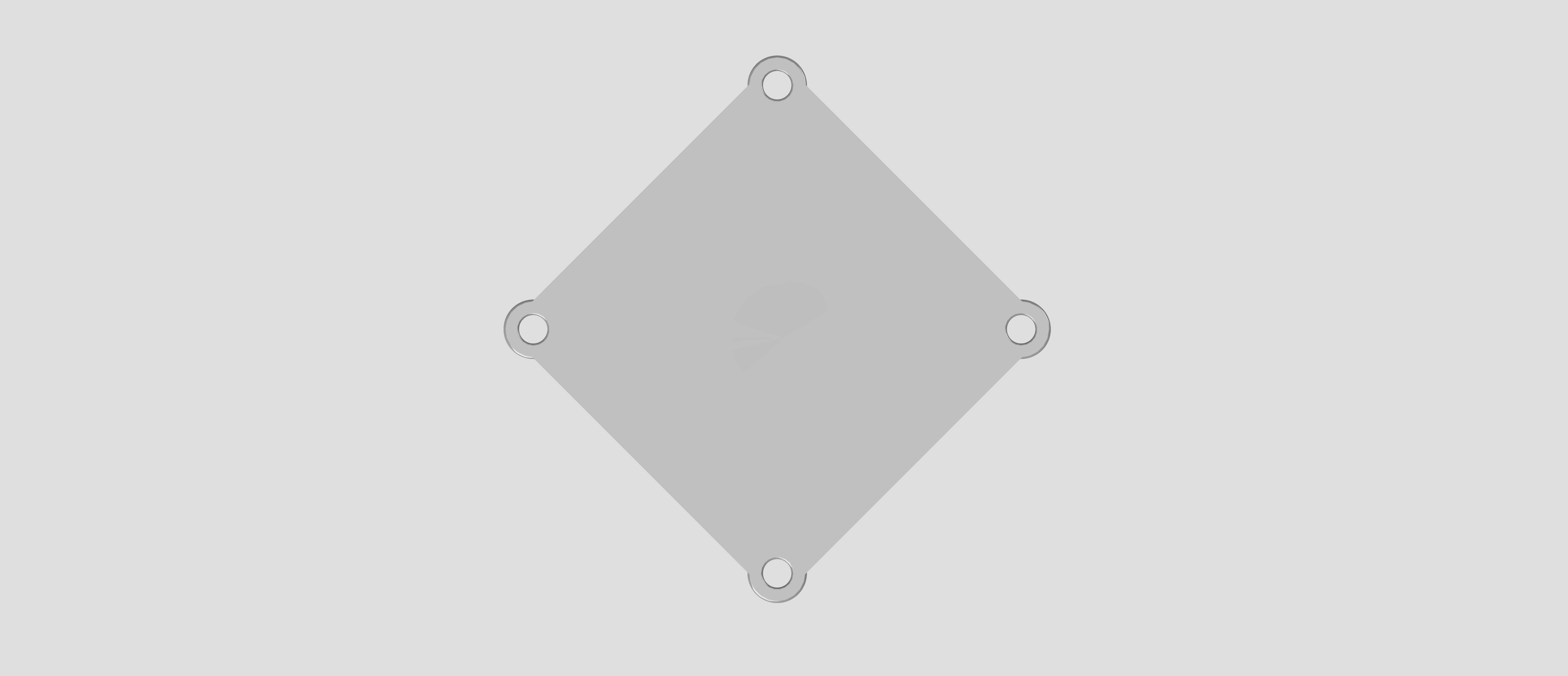 Dummy for standard whoop boards 25mm 3D print model_2