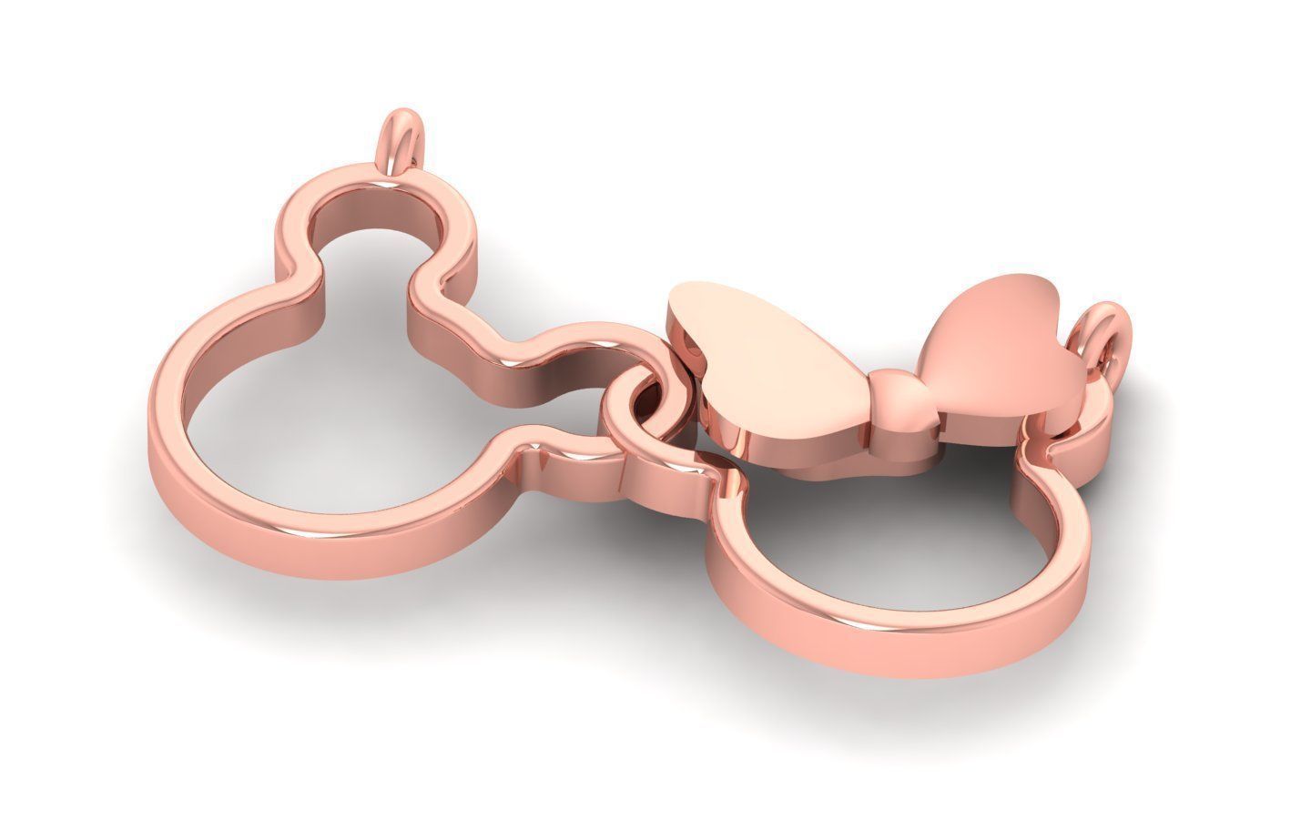 Women Pendants 3dm STL OBJ FBX Renders Details 3D print model_2