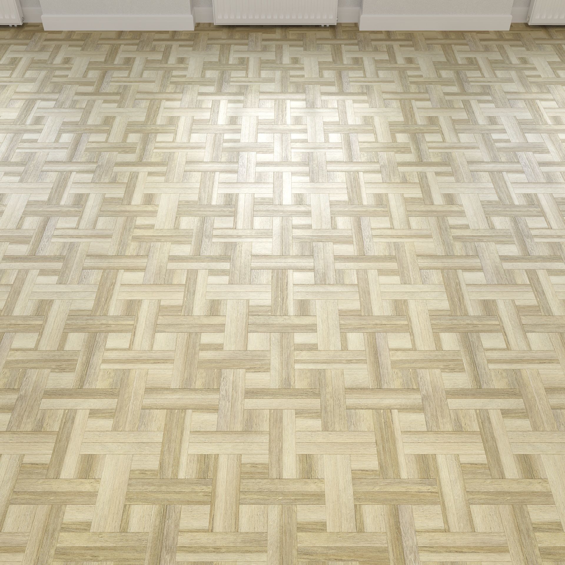 Parquet - Laminate - Wooden floor 2 in 1 Low-poly 3D model_4