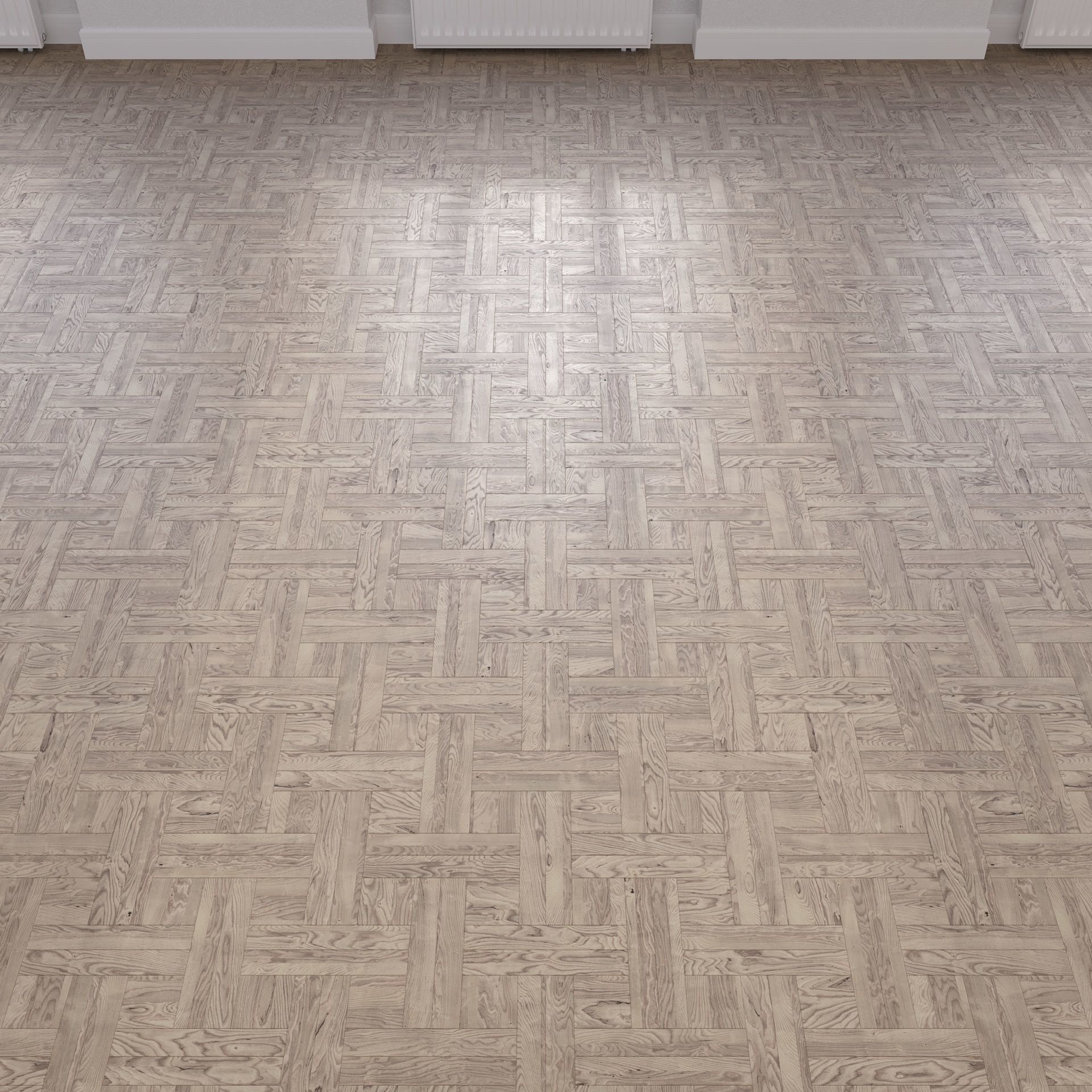 Parquet - Laminate - Wooden floor 2 in 1 Low-poly 3D model_3