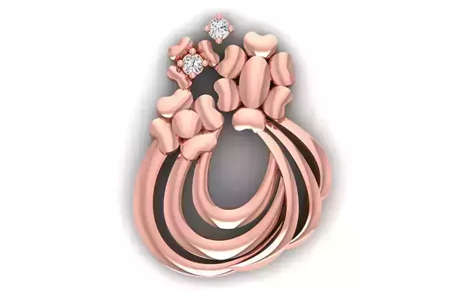 Women Pendants 3dm STL  OBJ FBX Renders Details