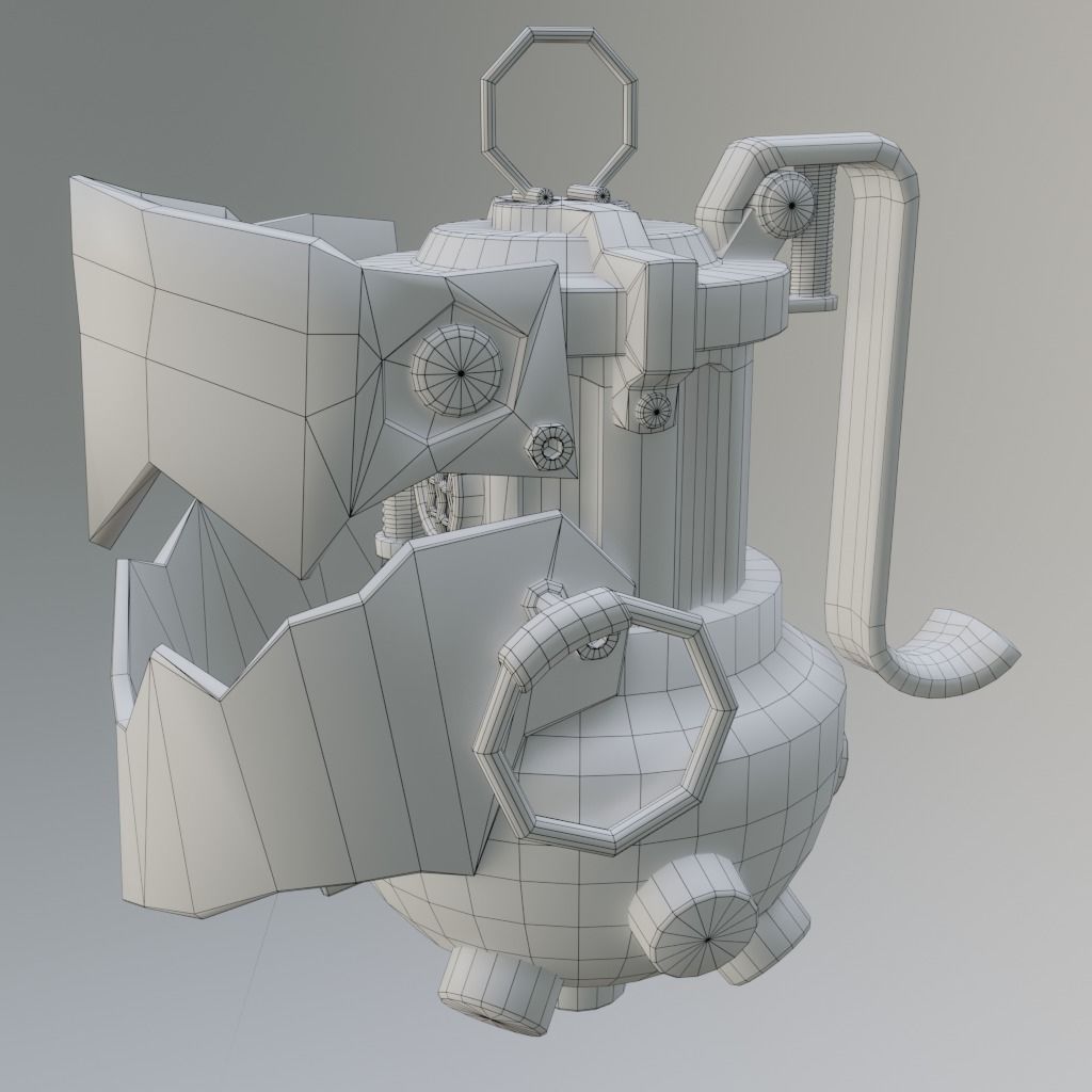 Jinx granade Low-poly 3D model_48