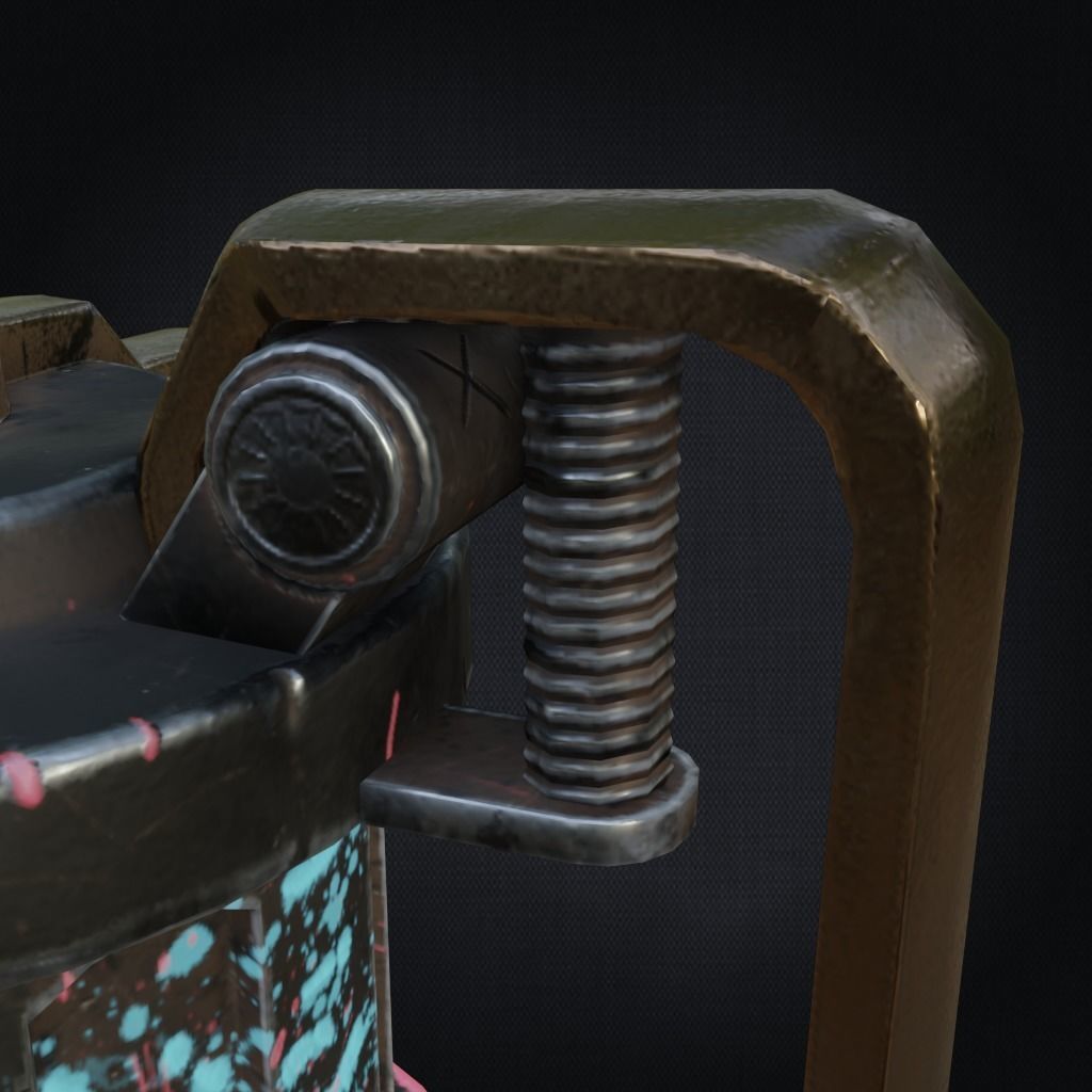 Jinx granade Low-poly 3D model_12