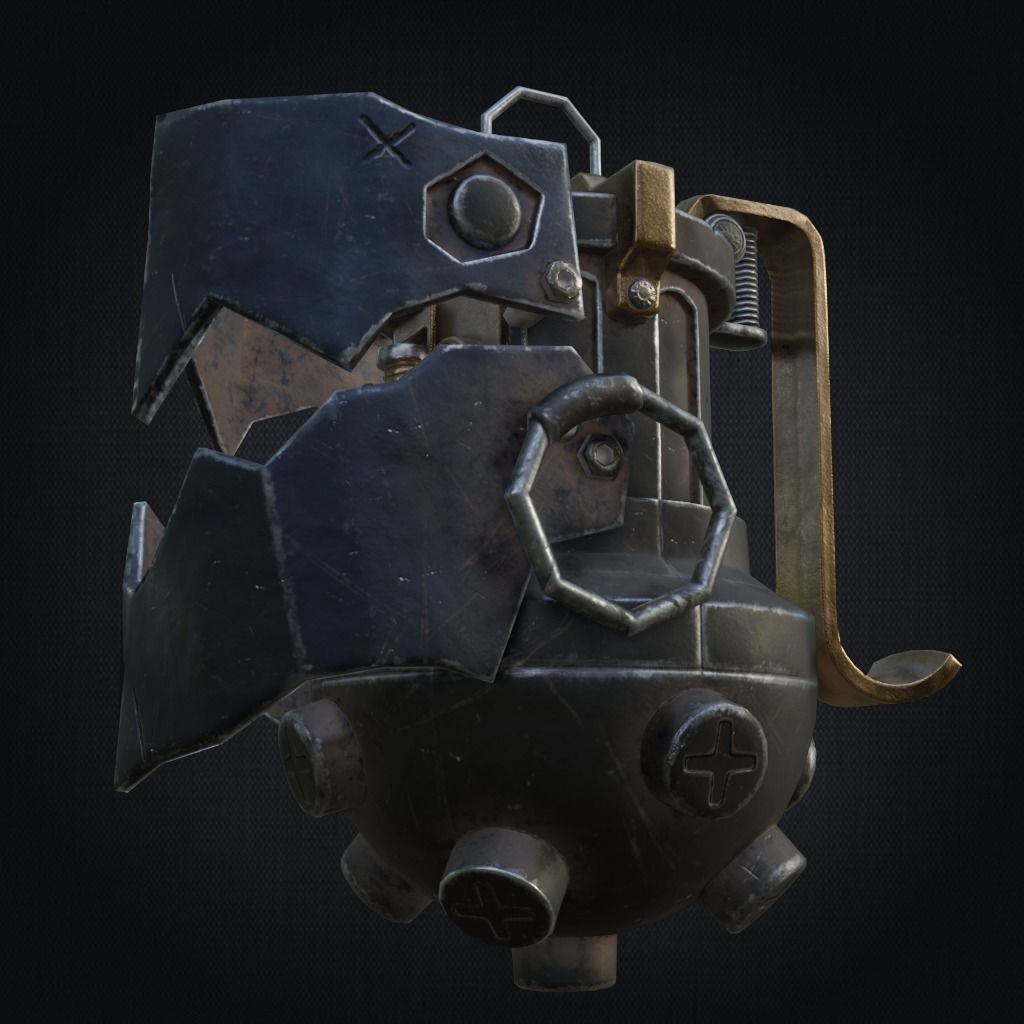 Jinx granade Low-poly 3D model_32