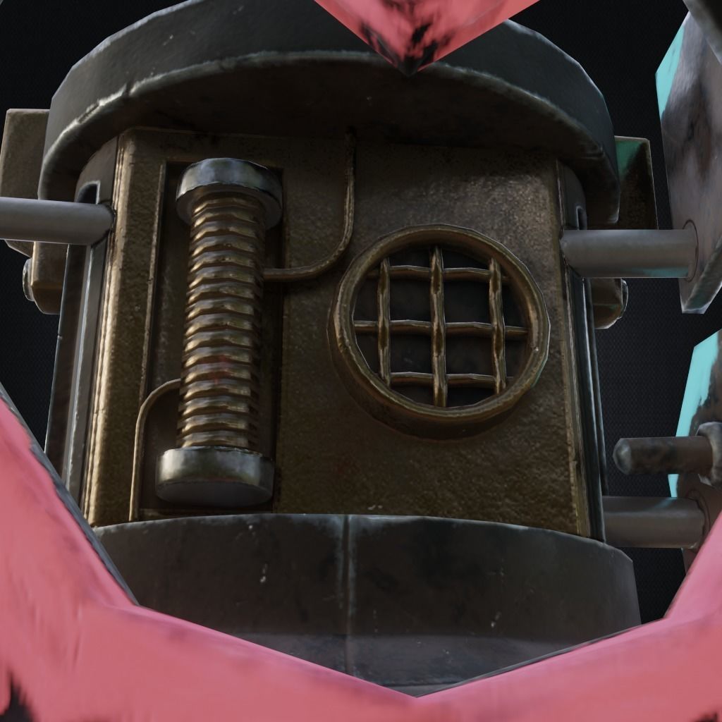 Jinx granade Low-poly 3D model_9