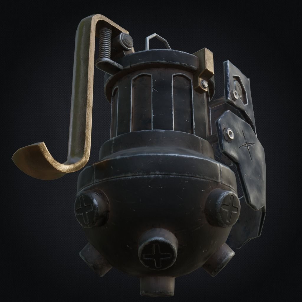 Jinx granade Low-poly 3D model_36