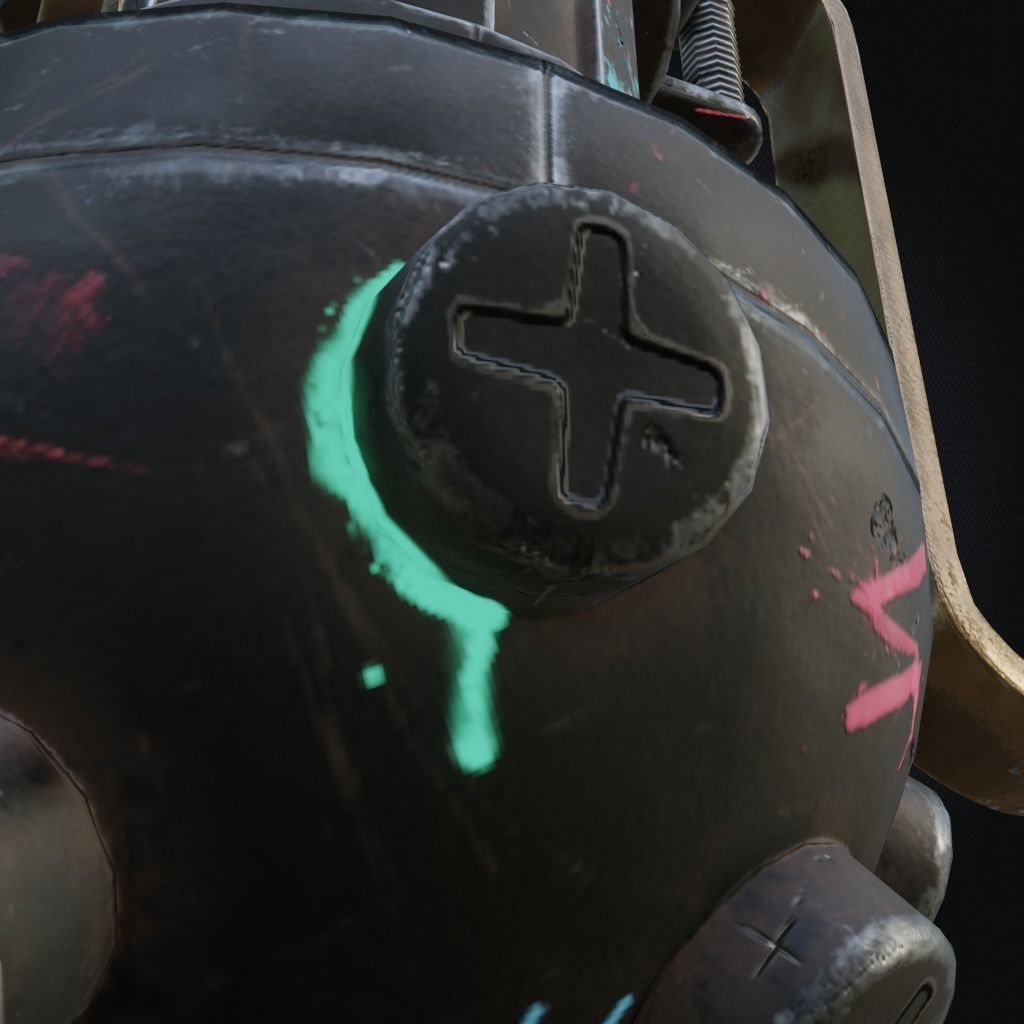 Jinx granade Low-poly 3D model_16