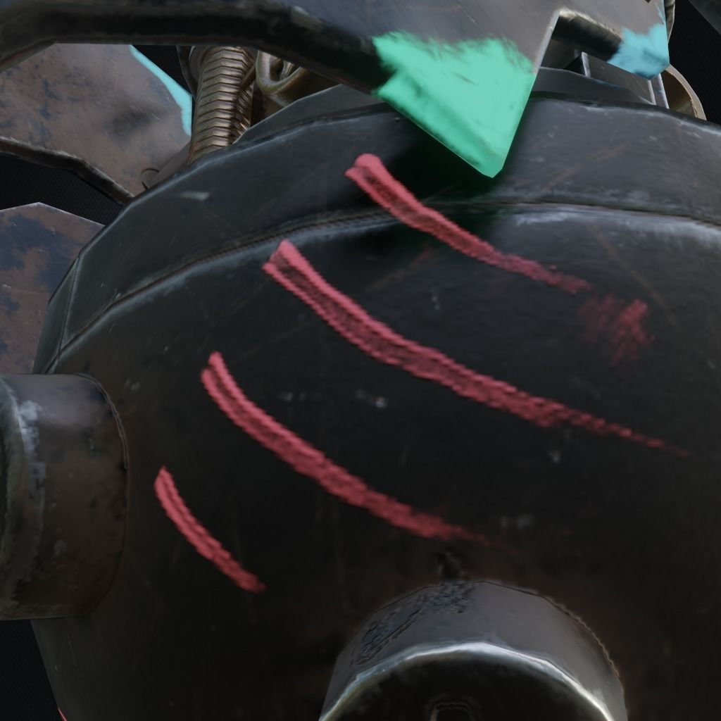 Jinx granade Low-poly 3D model_15