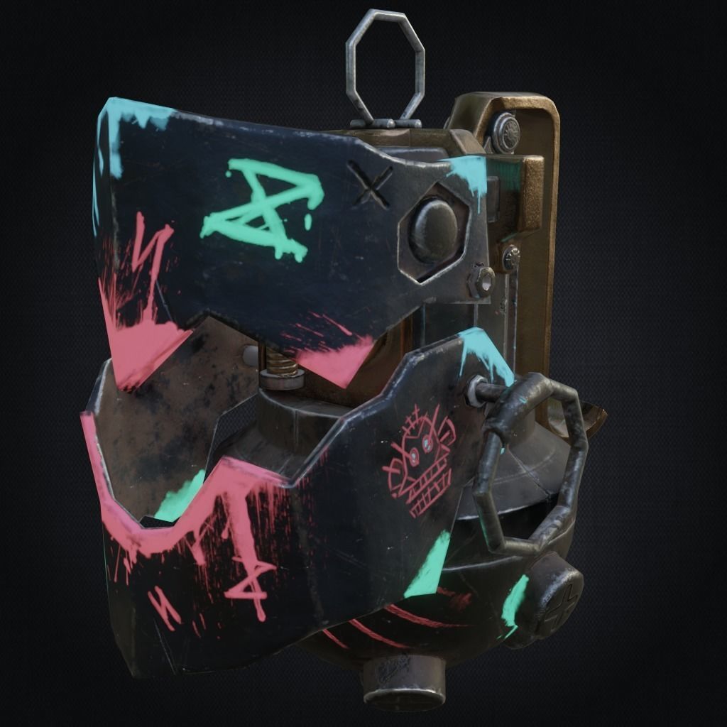 Jinx granade Low-poly 3D model_2