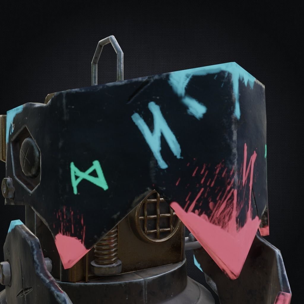 Jinx granade Low-poly 3D model_23