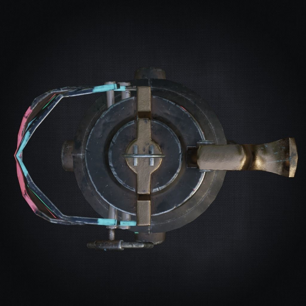 Jinx granade Low-poly 3D model_7