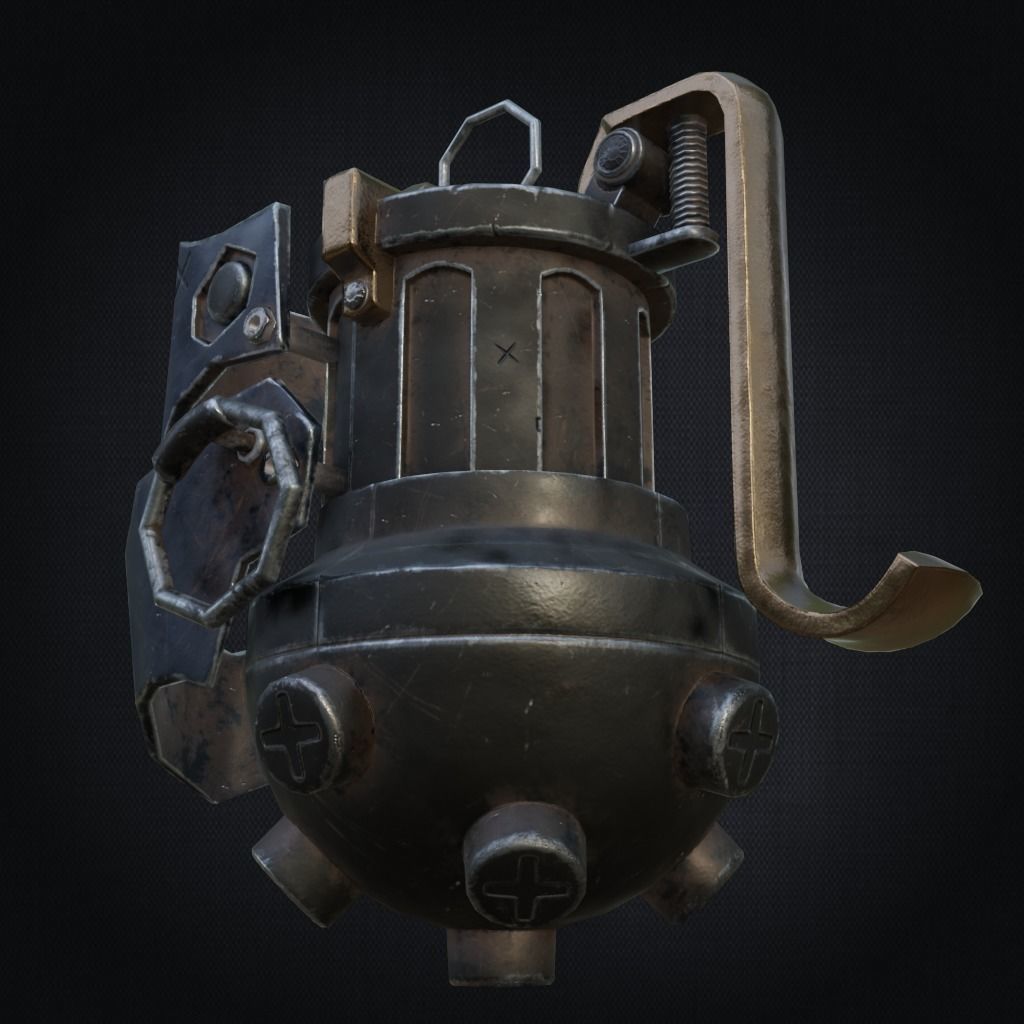 Jinx granade Low-poly 3D model_33