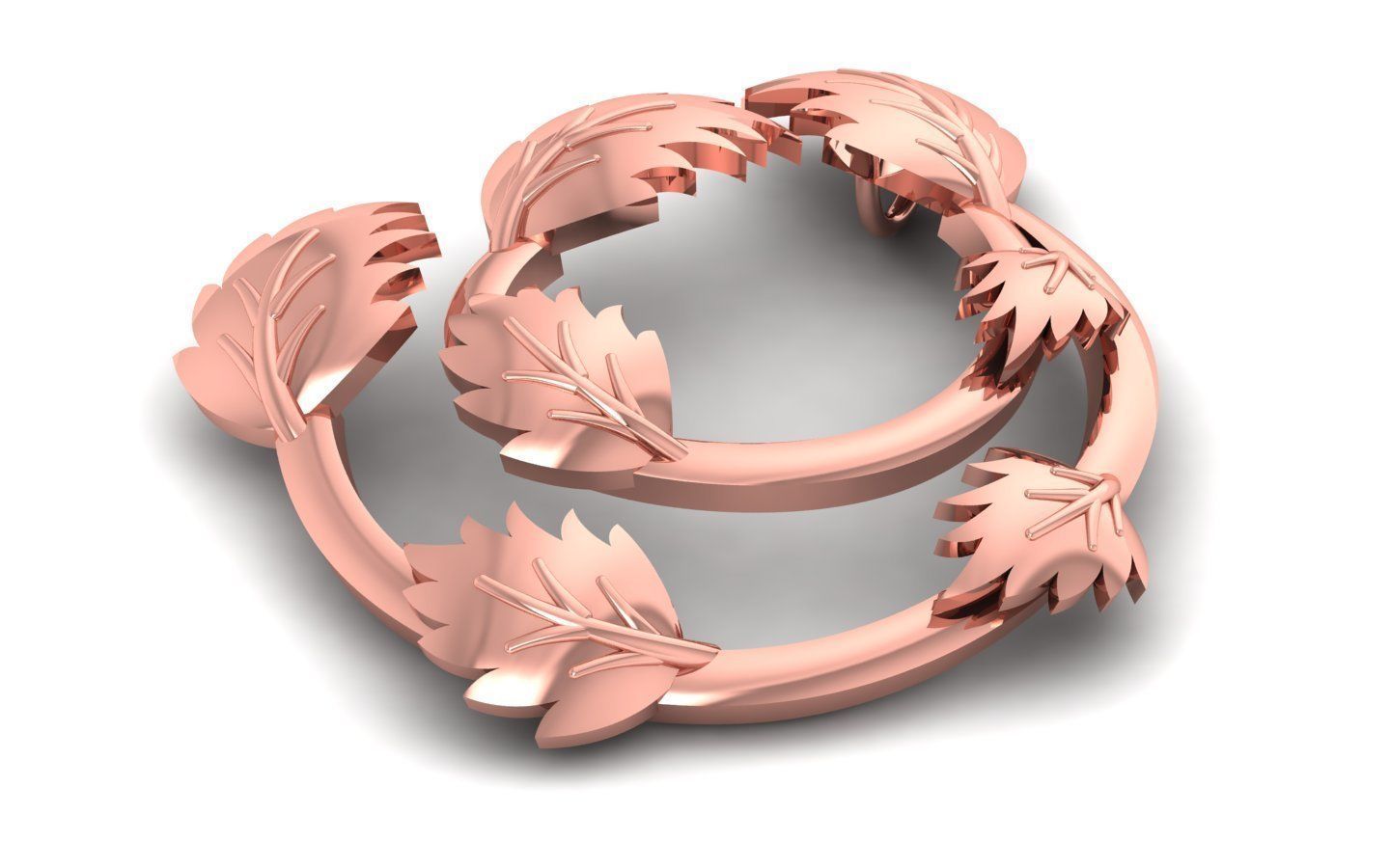 Women Pendants 3dm STL OBJ FBX Renders Details 3D print model_1