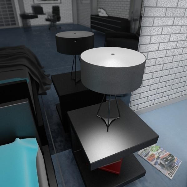 Modern Table Lamp 09 Tesla Estiluz 3D model_6