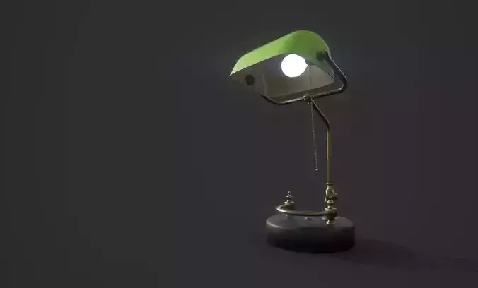 Table lamp old antique worldwar 2