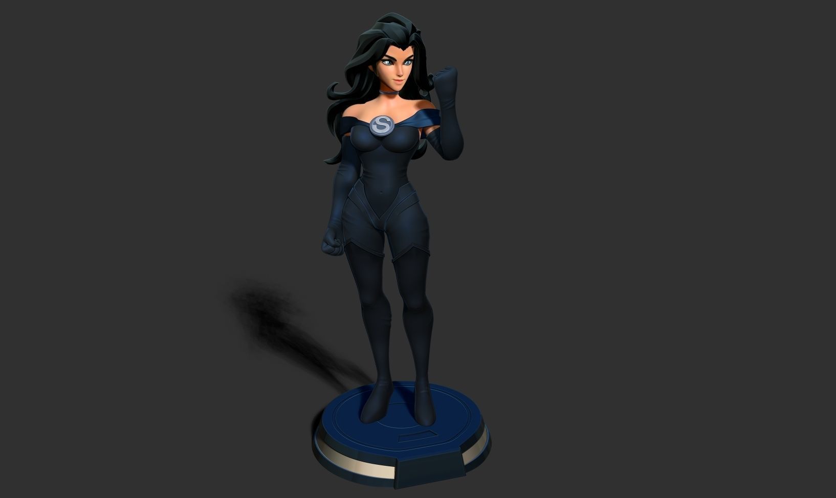 Superwoman Stylized 3D print model_18