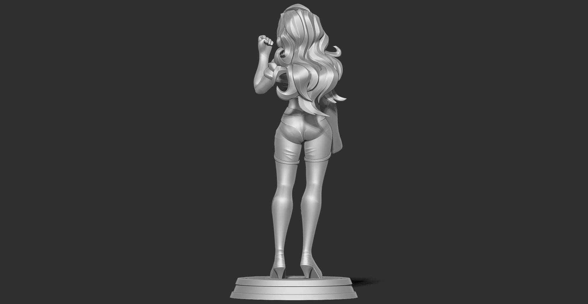 Superwoman Stylized 3D print model_8