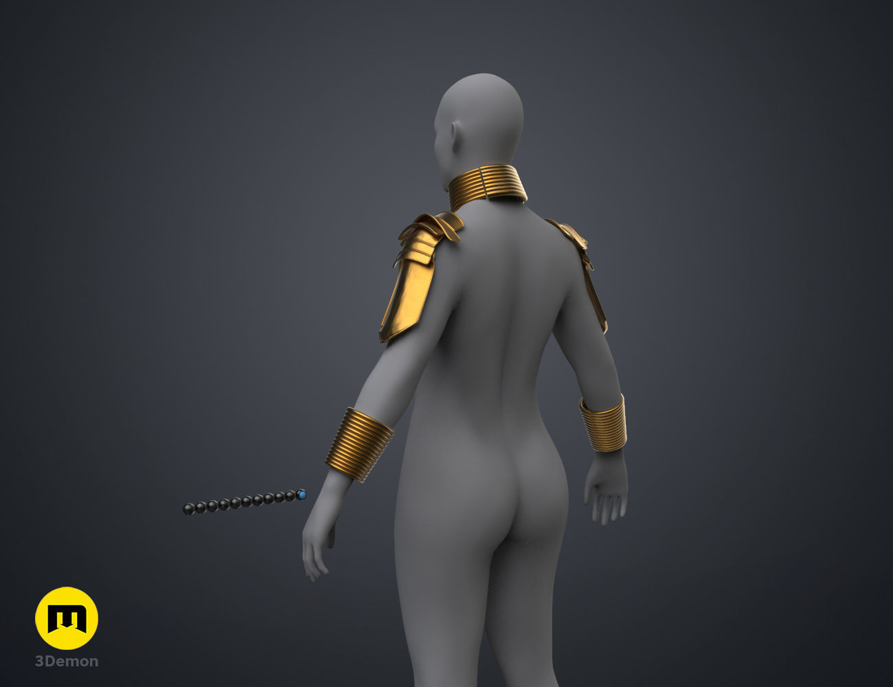 Dora Milaje Armor and Accesories - Black Panther 3D print model_9