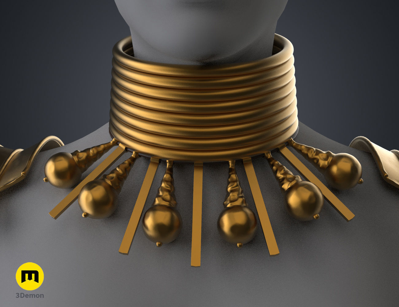 Dora Milaje Armor and Accesories - Black Panther 3D print model_24