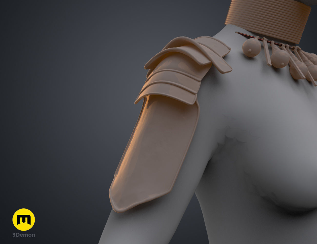 Dora Milaje Armor and Accesories - Black Panther 3D print model_6