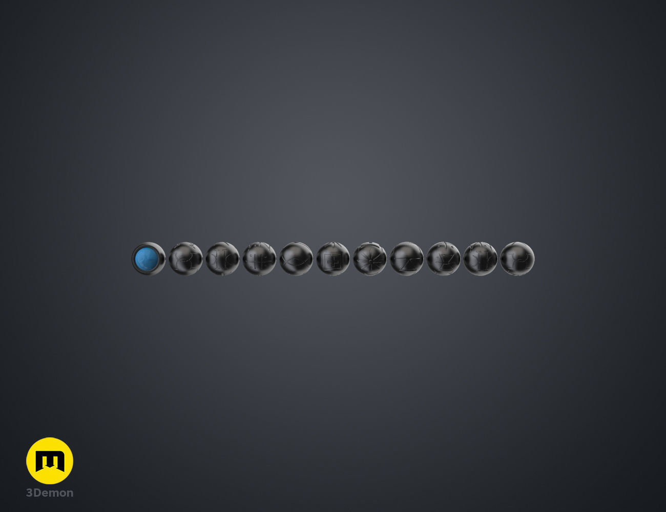 Dora Milaje Armor and Accesories - Black Panther 3D print model_20