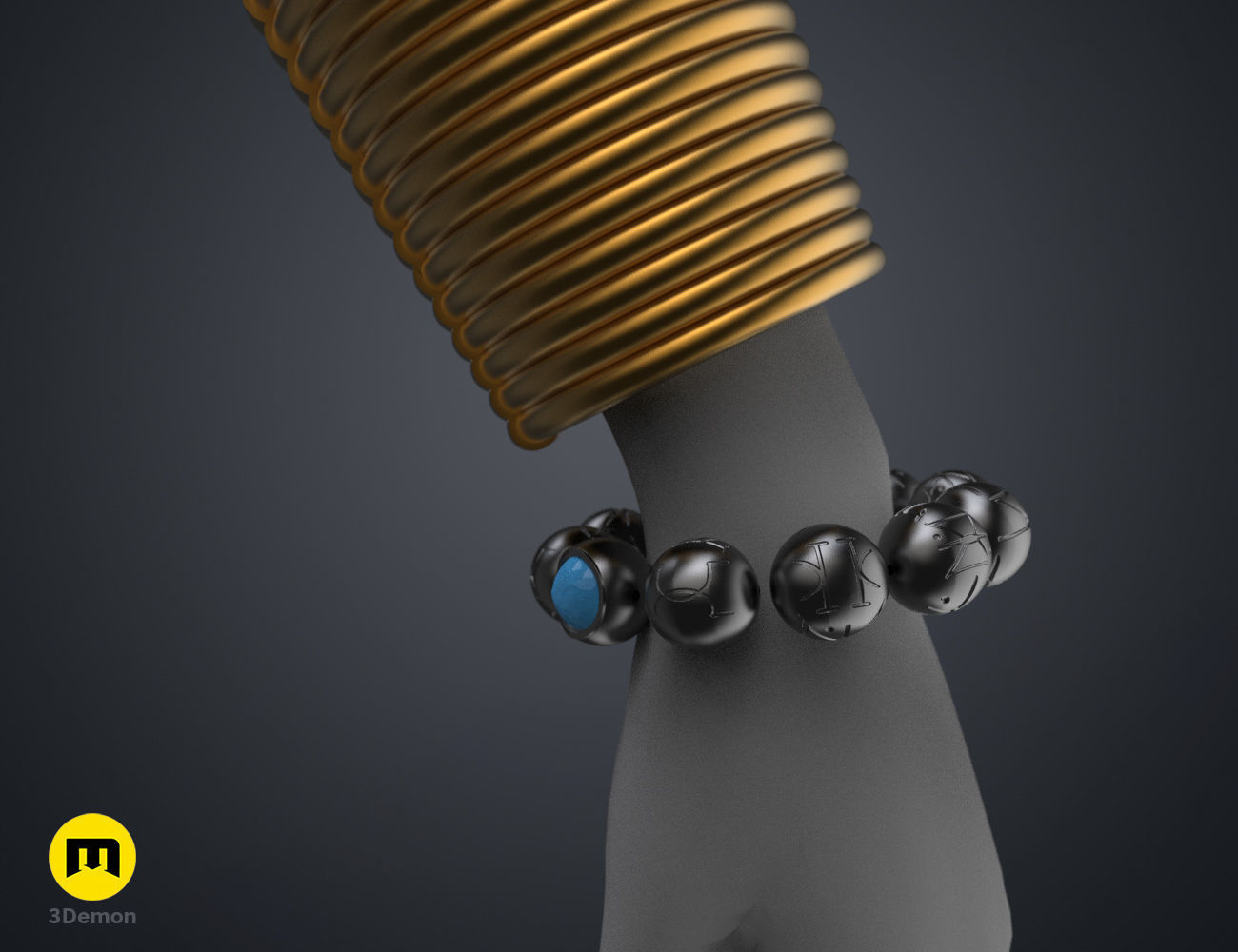 Dora Milaje Armor and Accesories - Black Panther 3D print model_12