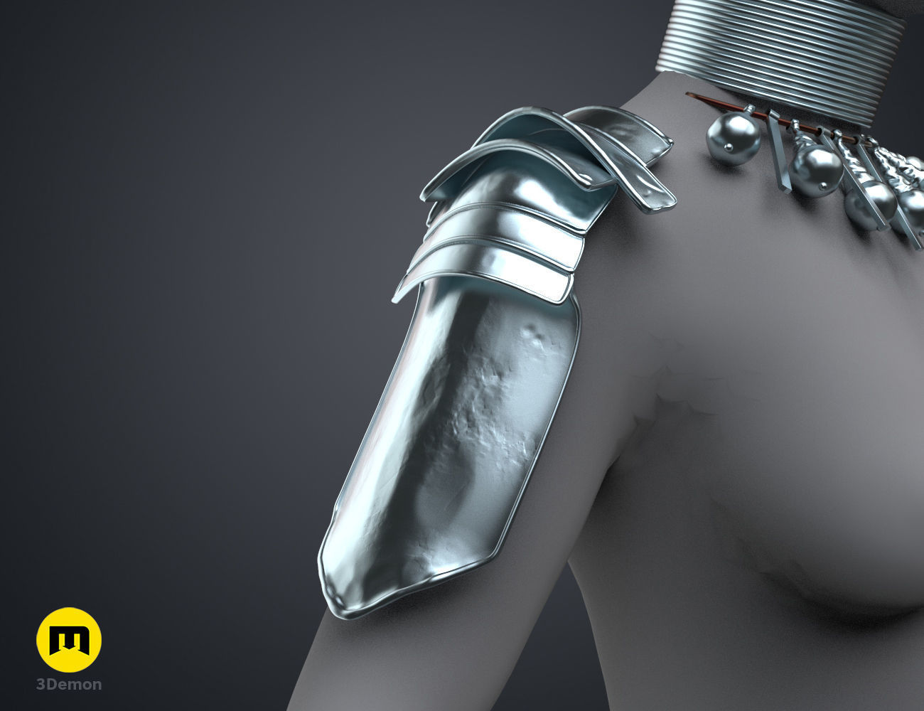 Dora Milaje Armor and Accesories - Black Panther 3D print model_4