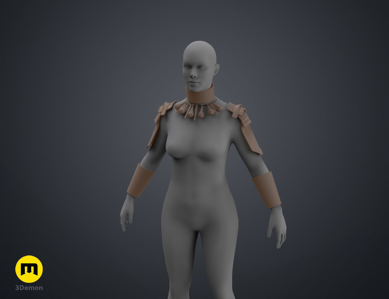 Dora Milaje Armor and Accesories - Black Panther 3D print model_22