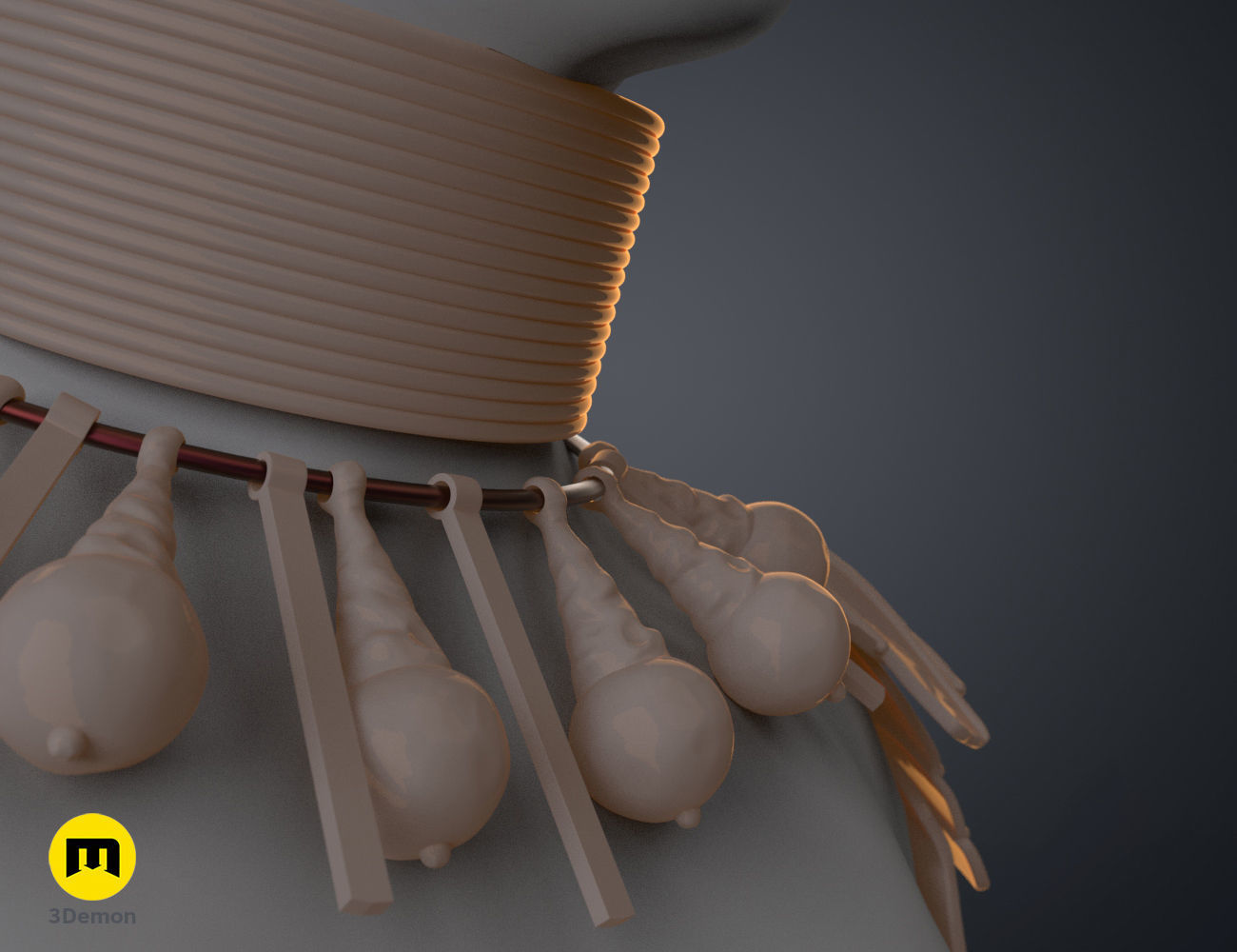 Dora Milaje Armor and Accesories - Black Panther 3D print model_26