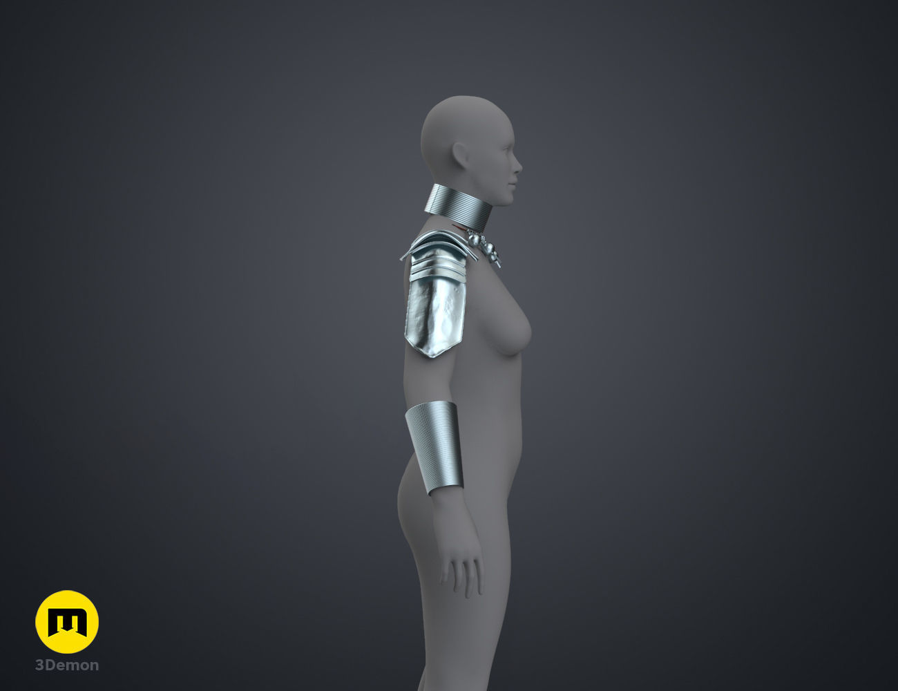 Dora Milaje Armor and Accesories - Black Panther 3D print model_18