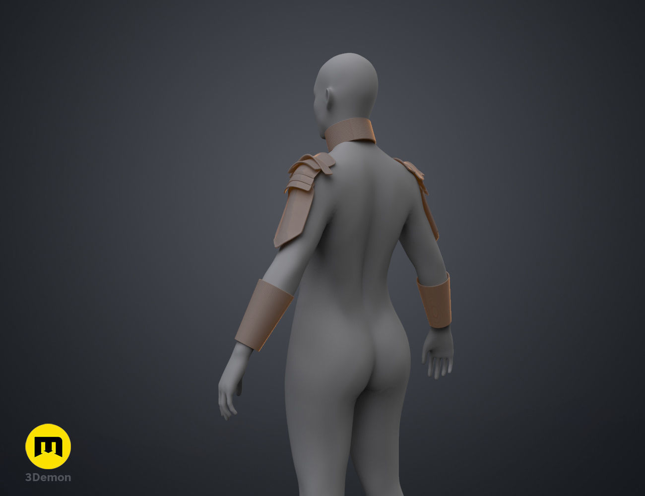 Dora Milaje Armor and Accesories - Black Panther 3D print model_11