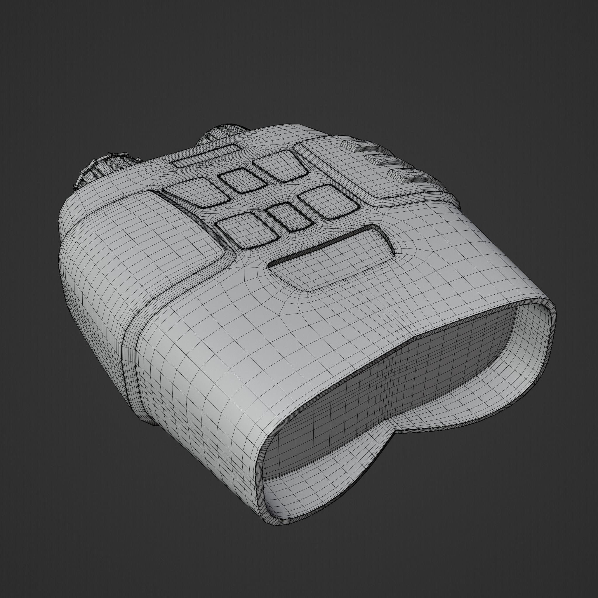 Night vision device Low-poly 3D model_6