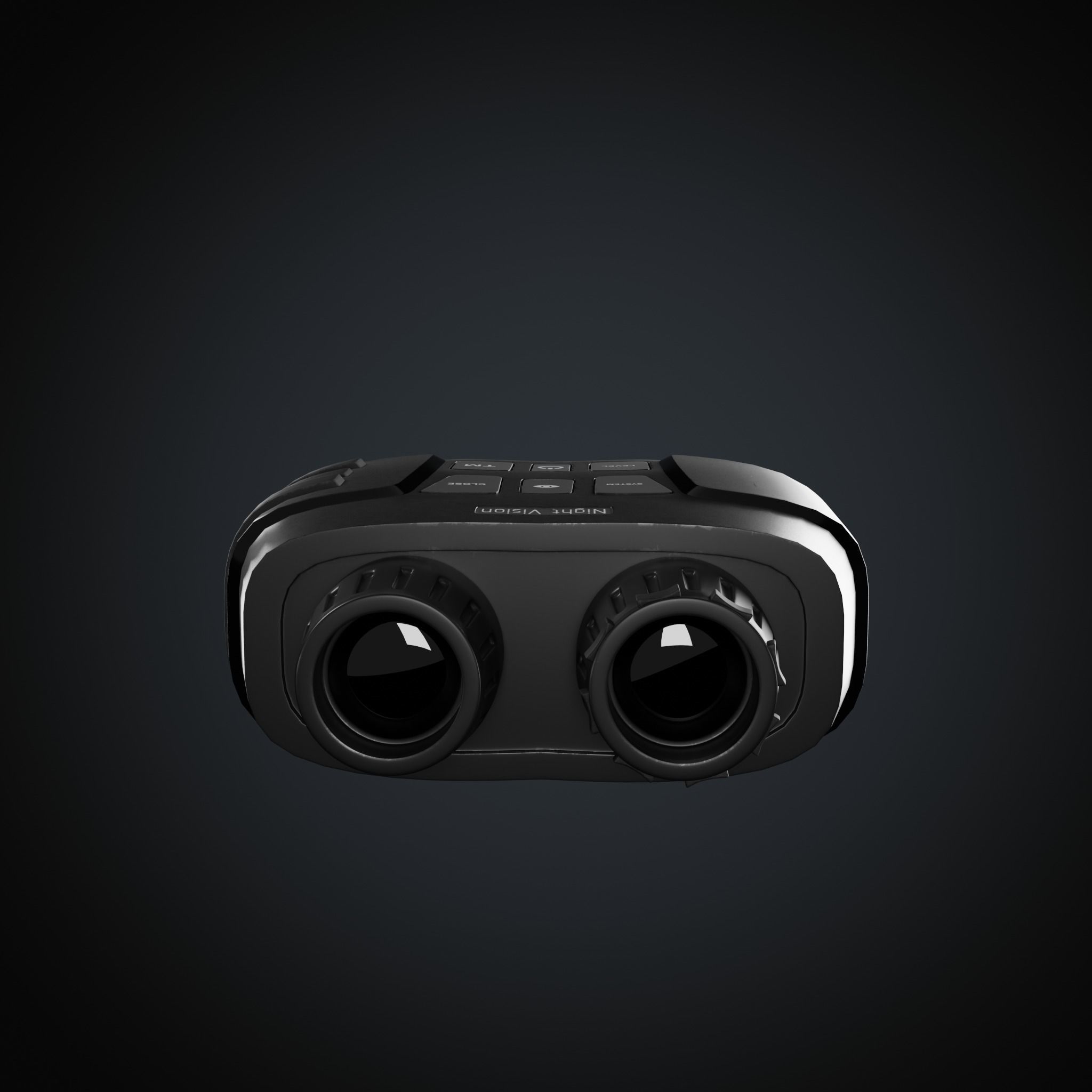Night vision device Low-poly 3D model_3