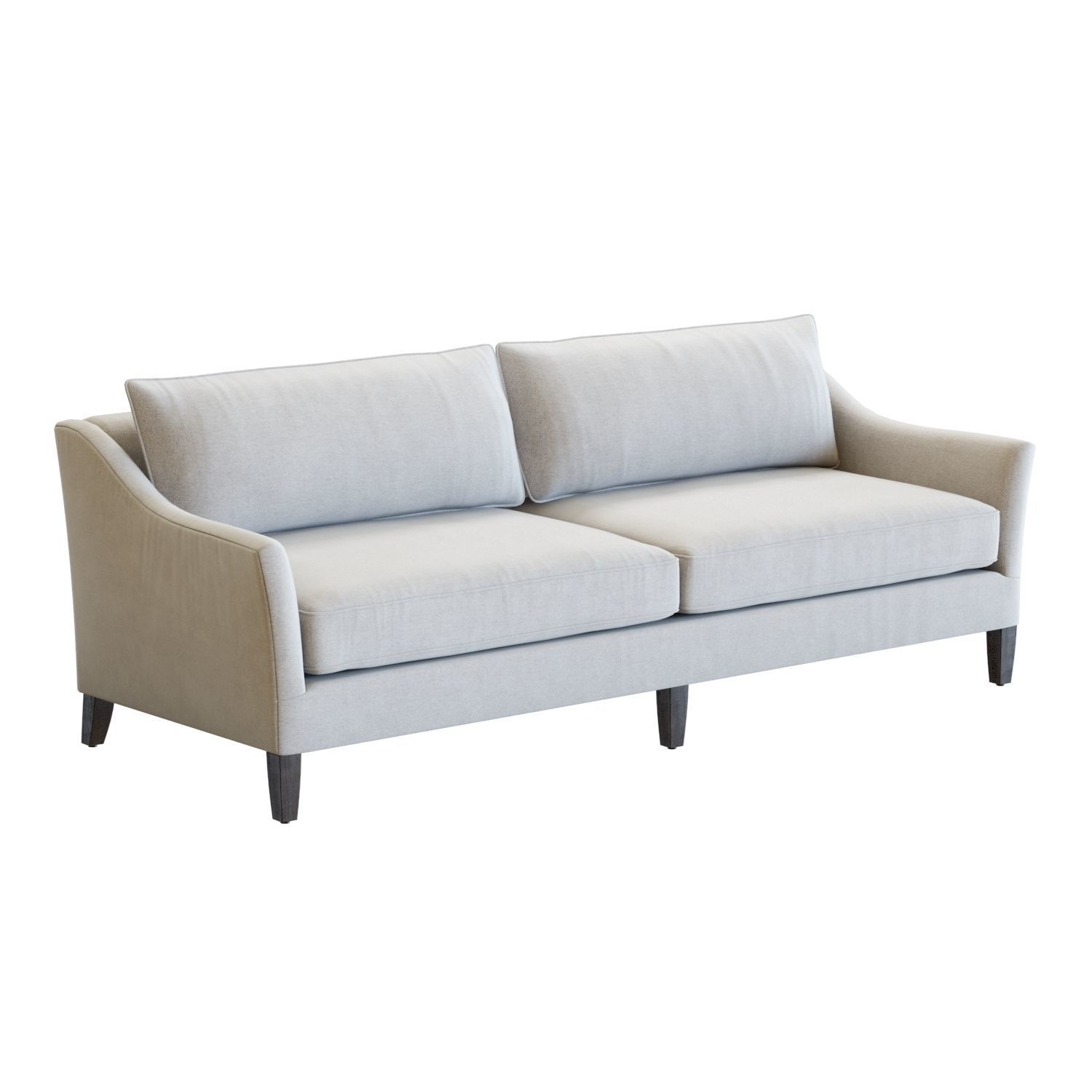 Crate and Barrel Keely Sofa 3D model_2