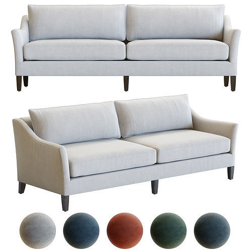Crate and Barrel Keely Sofa 3D model
