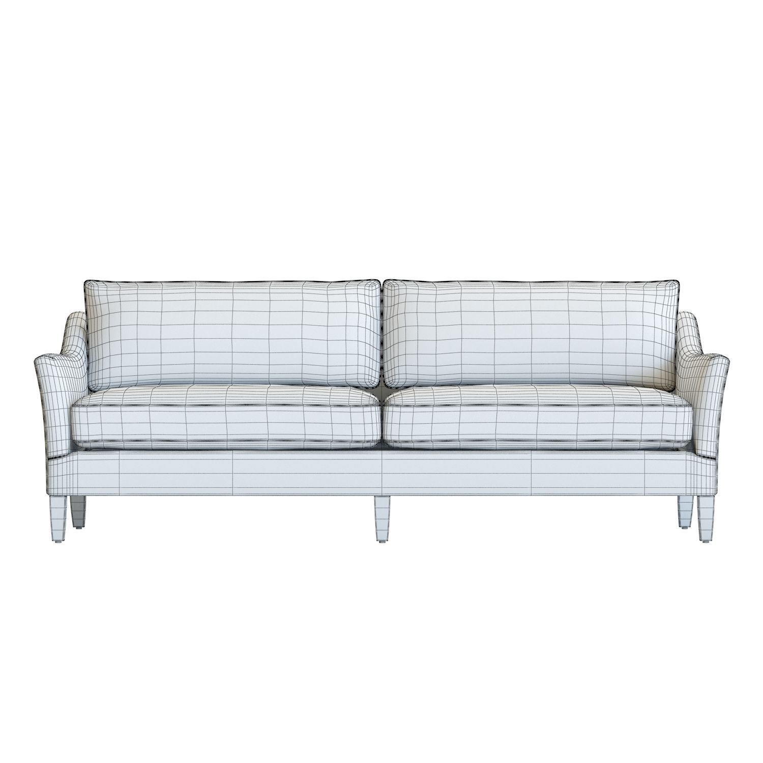 Crate and Barrel Keely Sofa 3D model_13