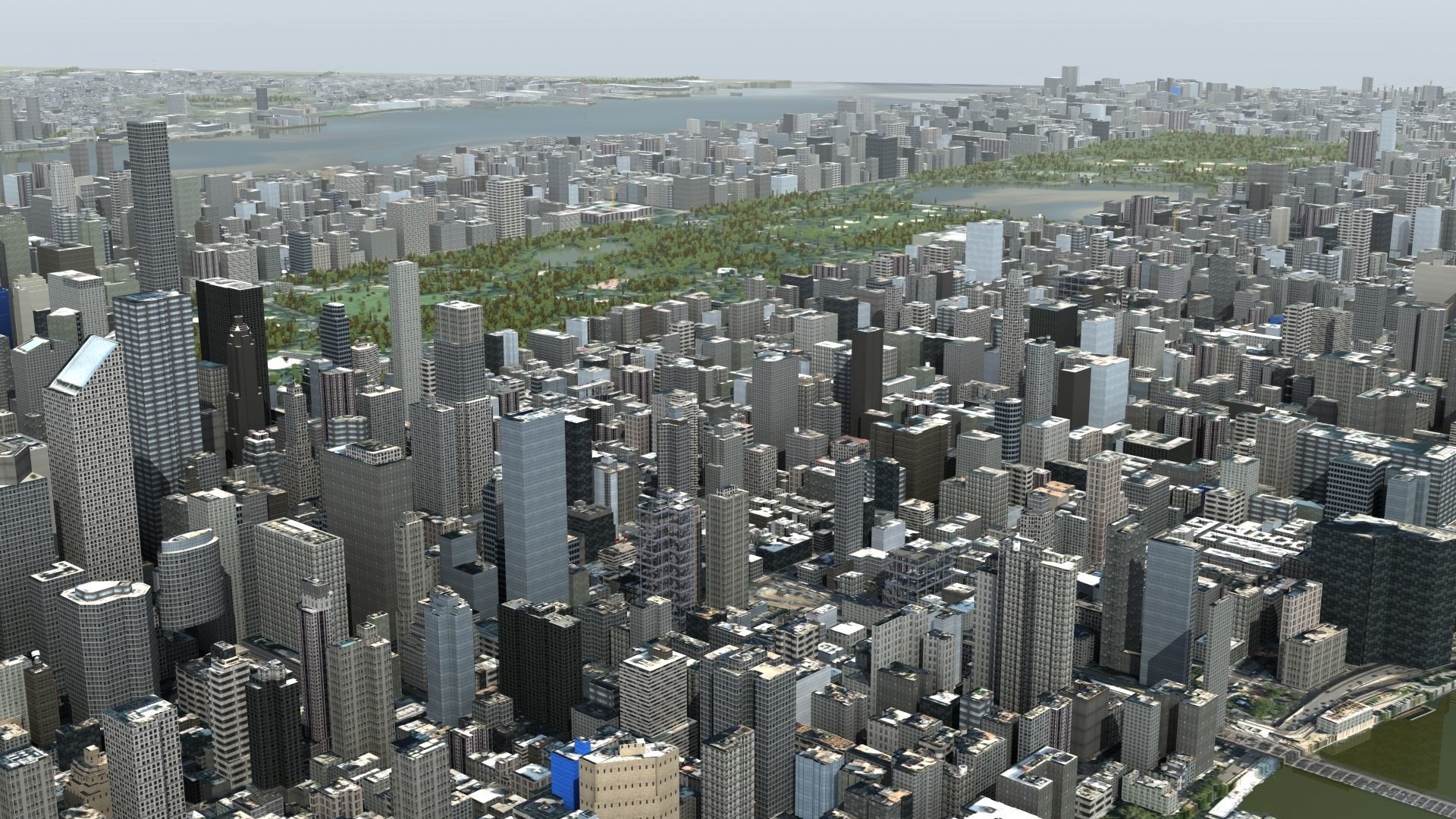 New York Central Park 3D model_3