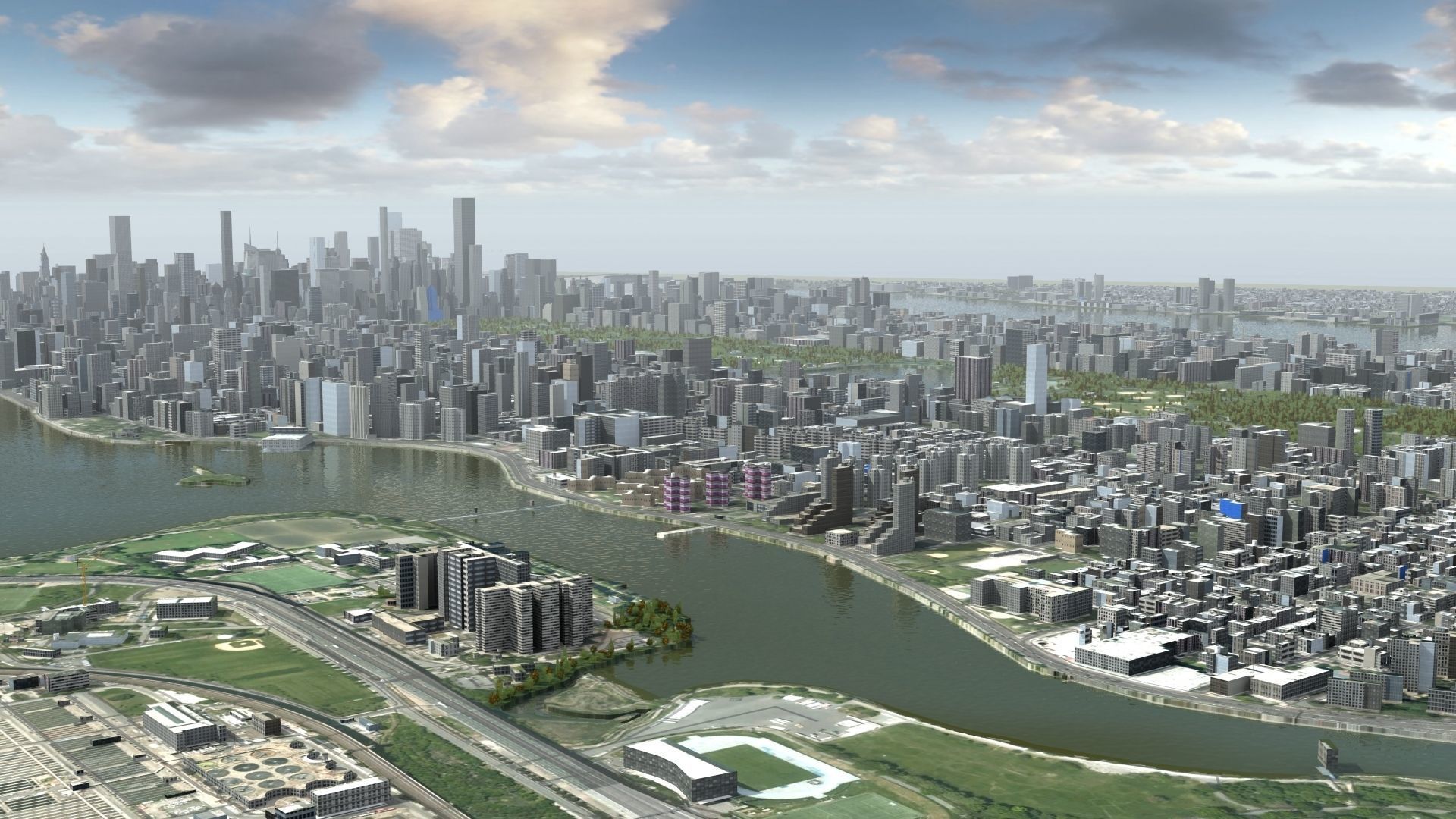 New York Central Park 3D model_1