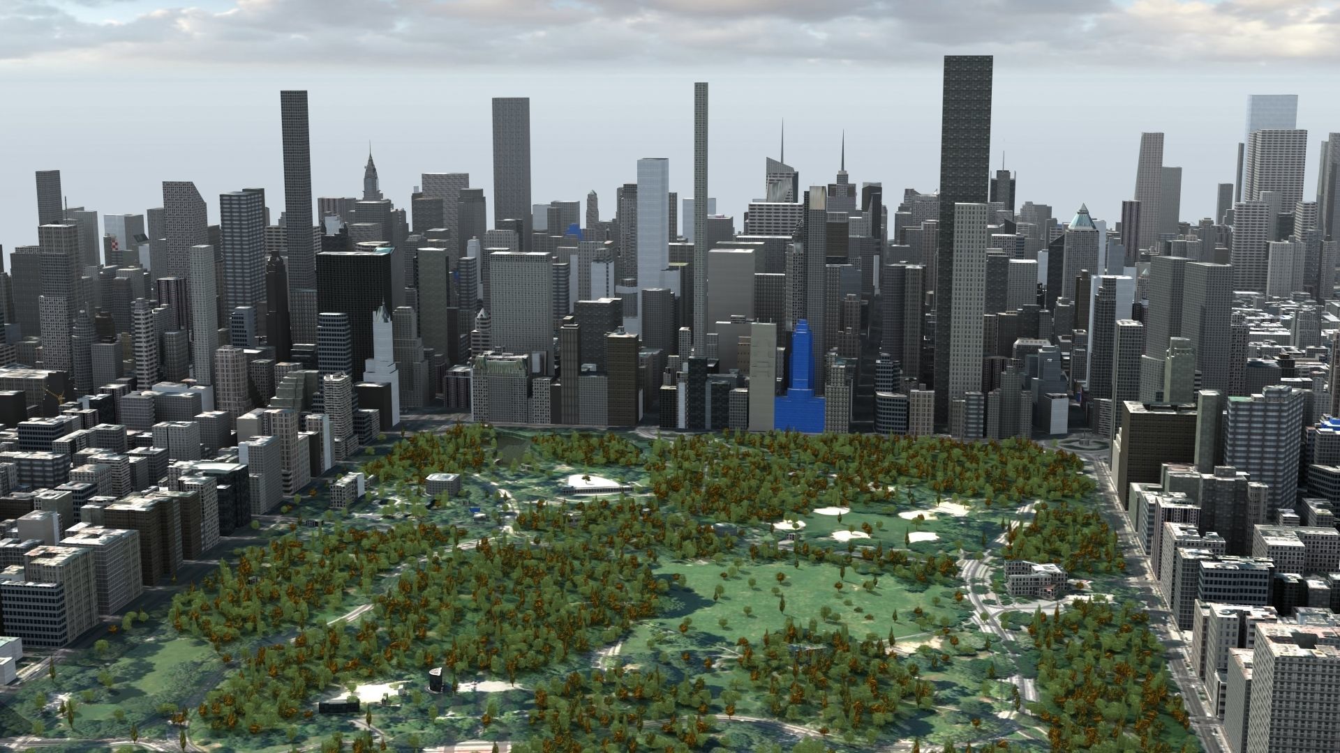 New York Central Park 3D model_15