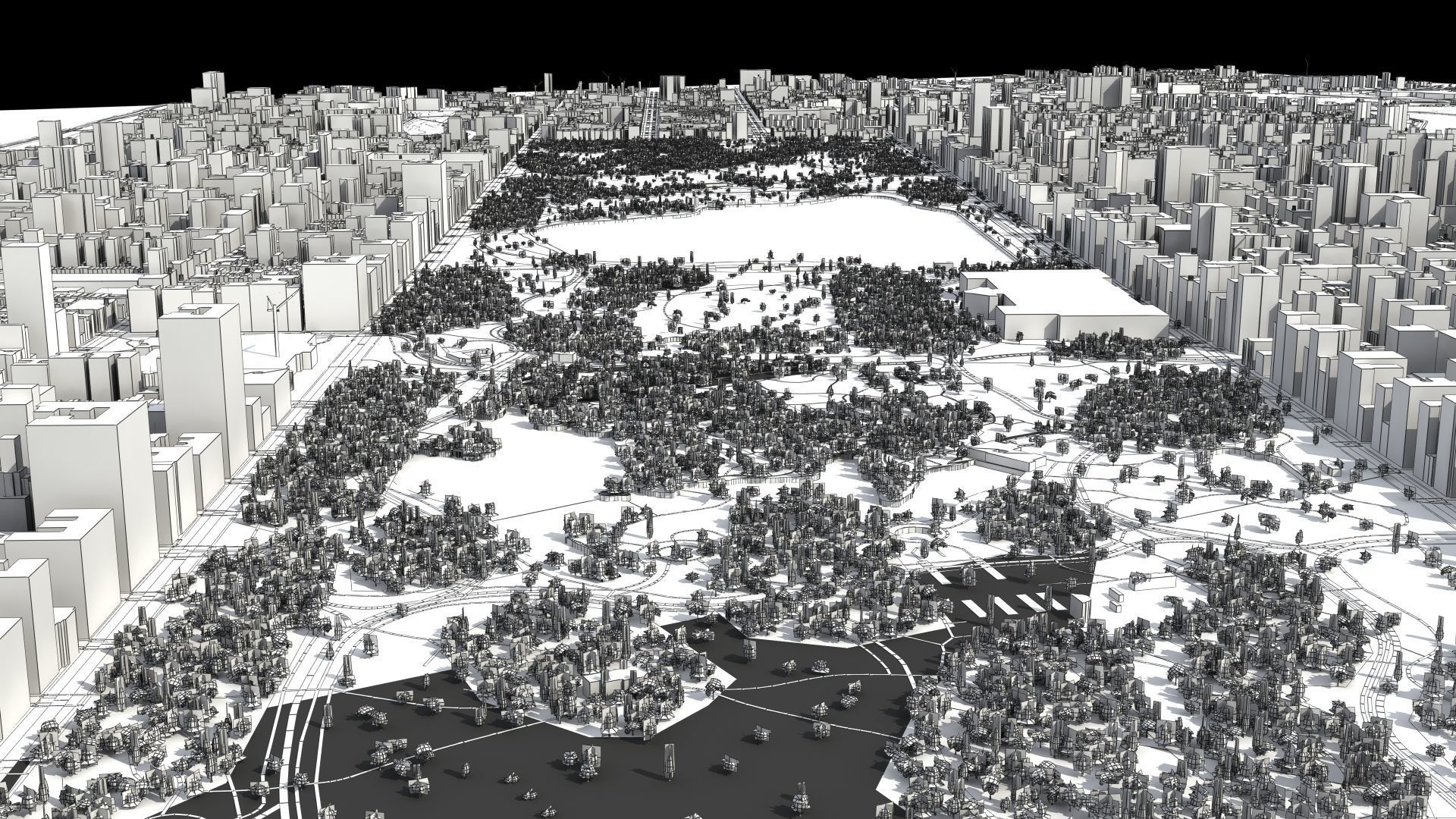 New York Central Park 3D model_17