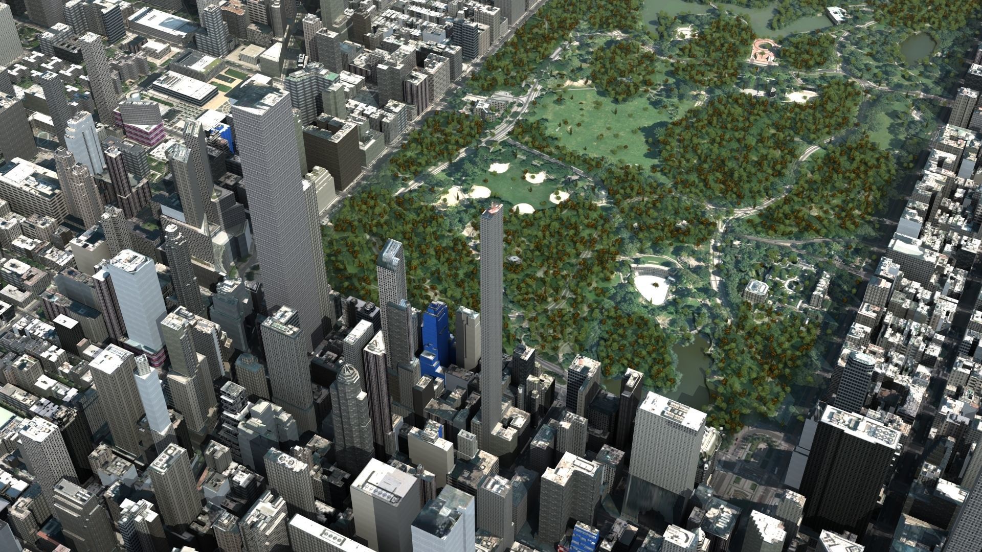New York Central Park 3D model_6