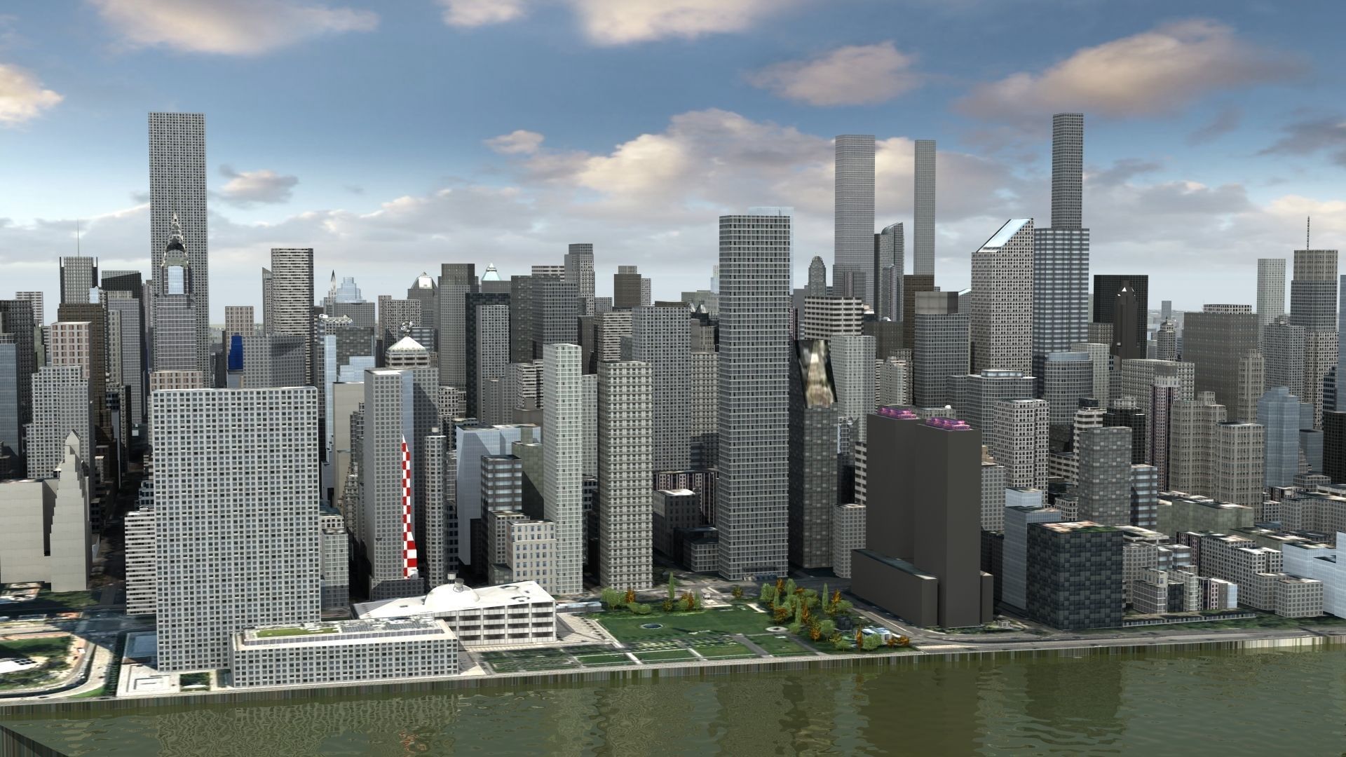 New York Central Park 3D model_12