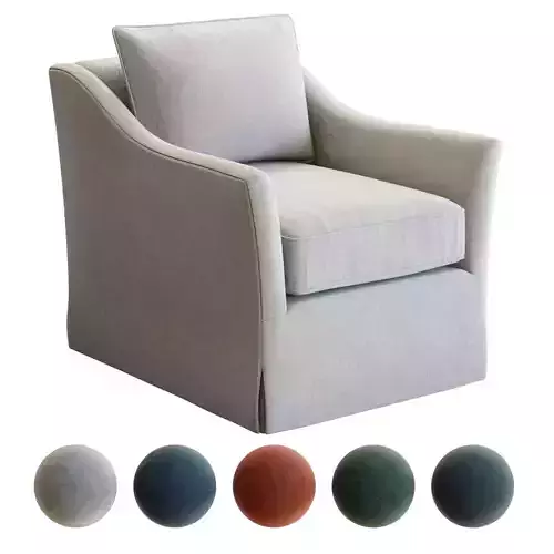 Crate and Barrel Keely Slipcovered Armchair