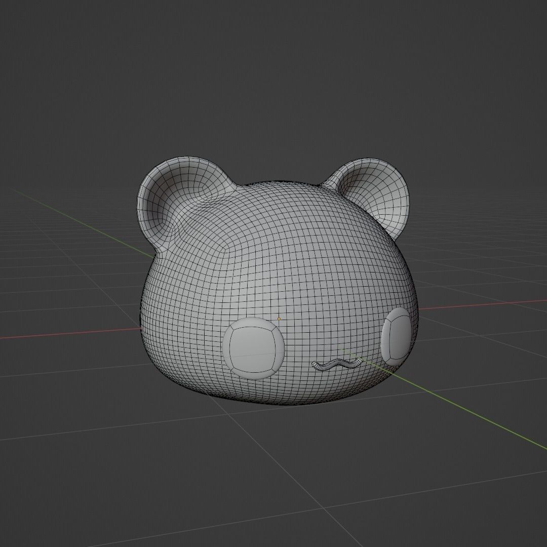 Cute Bear 3D model_3