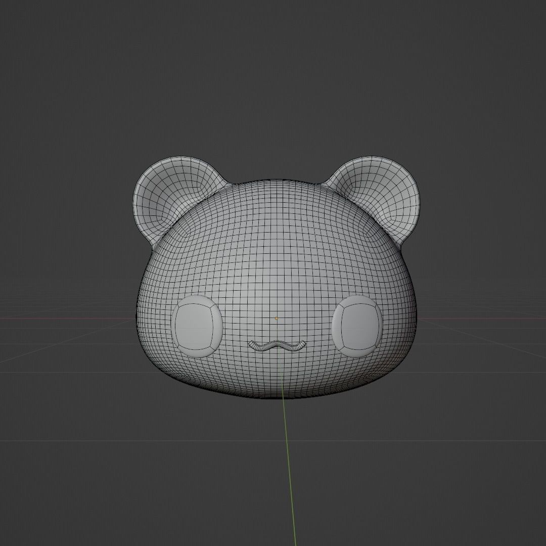 Cute Bear 3D model_4