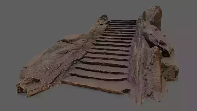 Stairs wooden staircase