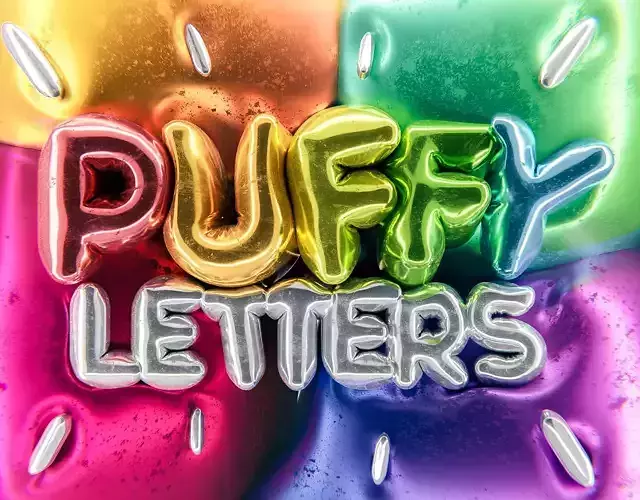 PUFFY LETTERS  3D model