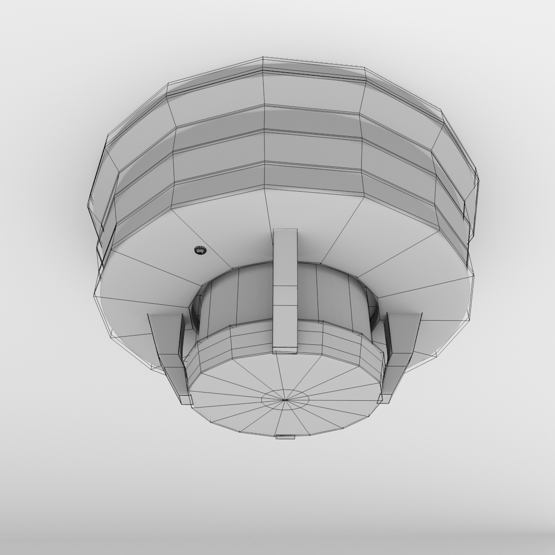 Smoke Detector 3D model_4